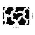thumbnail image 3 of Uemuo Cow Print Black White Printed Door Mat Indoor Doormat 16"x24",Front Back Door Mats Non Slip Entrance Rugs,Inside Doormats for Entryway, 3 of 9