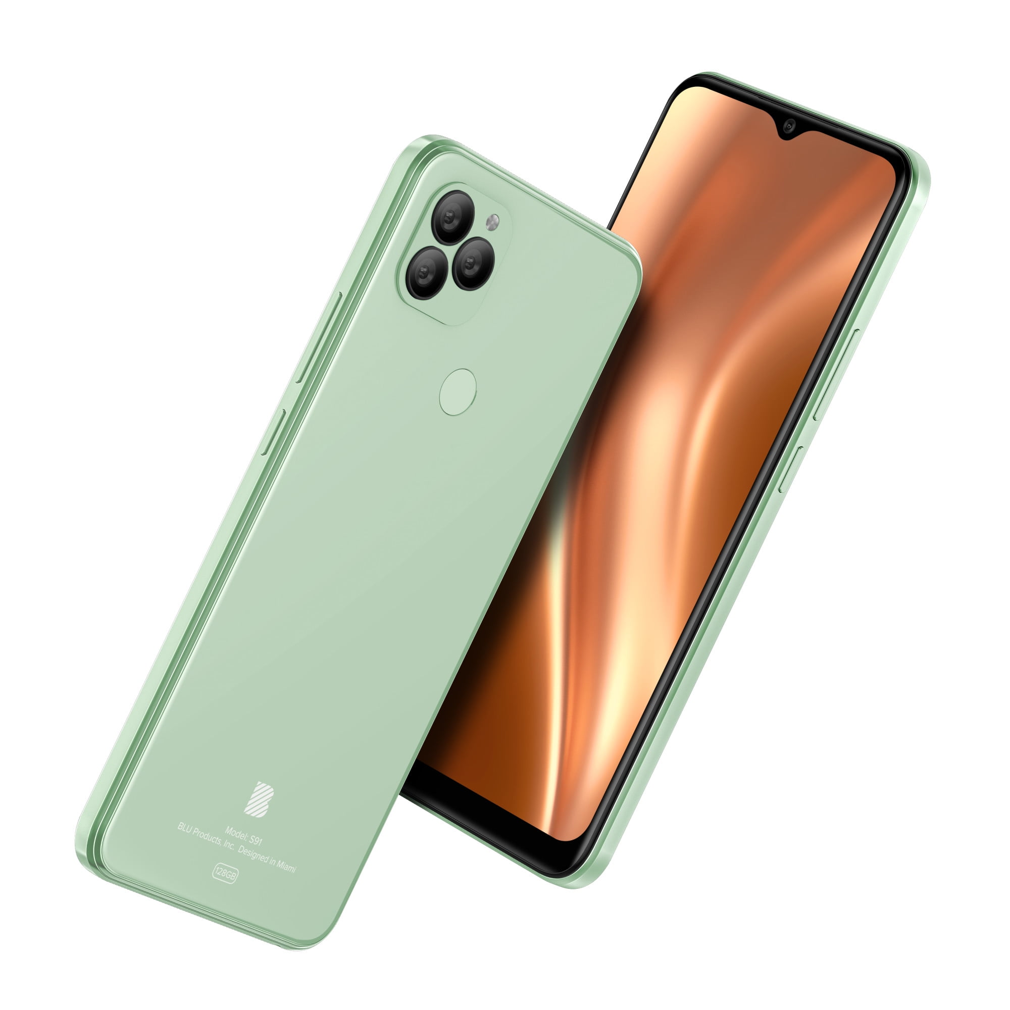 BLU S91 S0690WW 128GB Dual SIM GSM Unlocked Android Smartphone Green