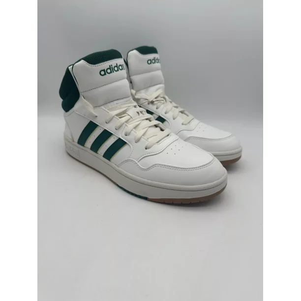 BRAND NEW Ad-id-as HOOPS 3.0 MID Green/White IG5570 Men's Size 10.5