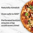 thumbnail image 3 of Nordic Ware Naturals 16" Aluminum Air Crisp Pizza Pan, 3 of 11