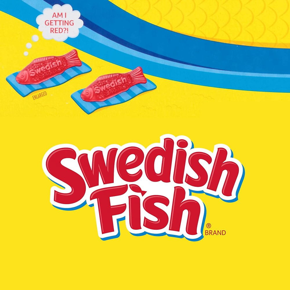 SWEDISH FISH Individually Wrapped Soft & Chewy Candy, School Lunch Box Snacks, 240 Count Box