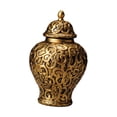 thumbnail image 4 of Jarrón de porcelana con forma de jengibre para escritorio, florero de cerámica, tarro decorativo para almacenamiento pequeño, 4 of 9