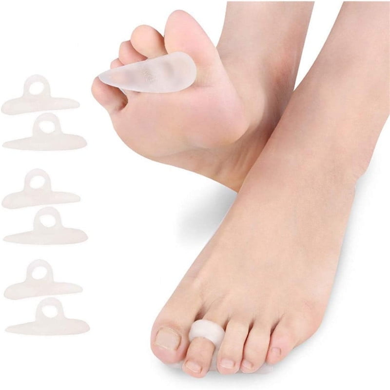 Sundeau 6 PacksToe Gel Pad For Hallux Valgus Toe Grip Correction Pad