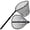 Black:3-section pole|length:63.7", variant on Telescoping Rubber Fishing Net With Handle 64"/46" Long Silicone Large Fish Landing Kayak/fishpond/saltwater Extendable Gear Accessories