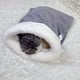 thumbnail image 5 of Saco de dormir para animales pequeños con forro suave | Cama tipo túnel cálida y acogedora para gatos y gatitos | Refugio interior para conservar el calor en invierno, 5 of 6