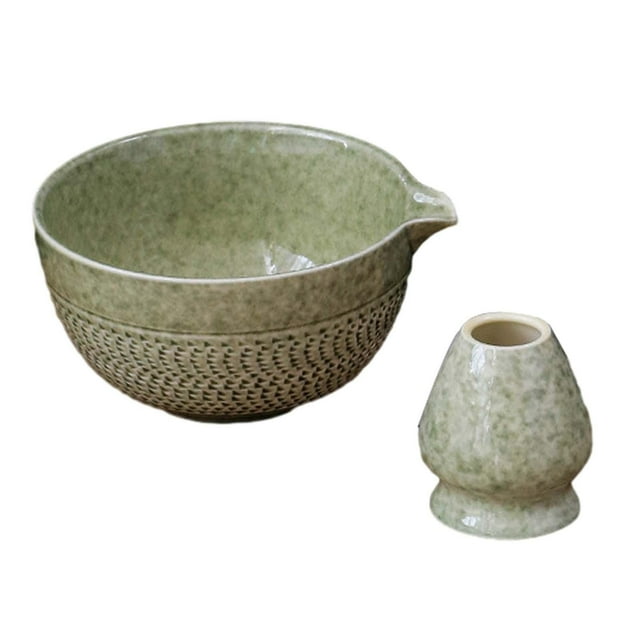 Lipstore 2 Pcs Bol Traditionnel Japonais Matcha avec Fouet pour la Maison