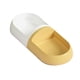 thumbnail image 4 of Tazón doble Sunnimix Cuenco elevado para gatos Blanco y Amarillo, 4 of 8
