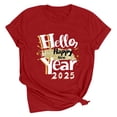 thumbnail image 1 of Styesk T-Shirts pour Femmes Haut à Manches Courtes Imprimé Col Rond, 1 of 3