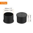 thumbnail image 2 of Uxcell 12Pack Tapas para Patas de Silla, 35mm (1-3/8 Pulgadas) Puntas de Patas de Silla Sin Marcas, Protectores de Suelo Antideslizantes para Patas de Silla, Negro, 2 of 6