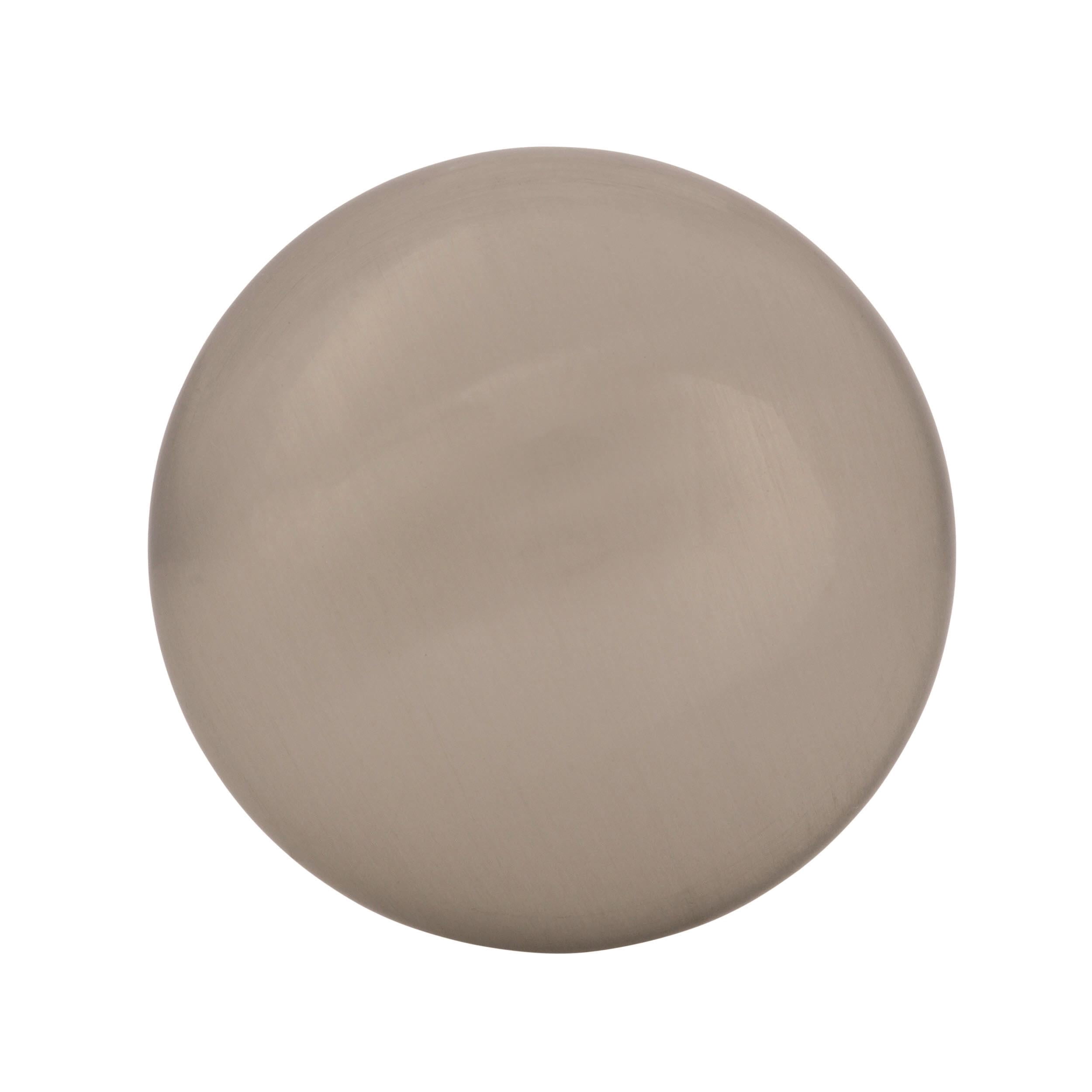 Allison Value 1-1/4 in (32 mm) Diameter Satin Nickel Cabinet Knob - 25 Pack