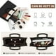 thumbnail image 4 of Bolso tipo cartera LOVEVOOK, bolso de mano, piel negra, 4 of 8
