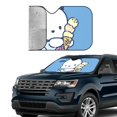 thumbnail image 4 of Windshield Sun Shade Foldable Car Front Window Sunshade For Car Suv Trucks Vans - Best Heat Shield Blocker Visor Cover Blocks Uv Rays And Keeps Your Vehicle Cool-Medium, 4 of 5