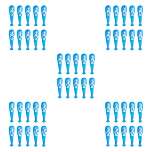 Baohd 1/2/3/5 10bag Inflatable Baseball - Childrens Toys And Fun Games Choose Multiple Colors And Options On Will PVC Is Sturdy Sky Blue 5PCS