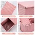 thumbnail image 3 of Molde Pullman para Pan Tostado 33 cm Rosa Antiadherente con Tapa, 3 of 8