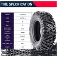 thumbnail image 2 of EastVita ATV Tires, All Terrain ATV UTV Mud Trail Tires(Set of 2, Tubeless), 2 of 5