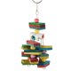 thumbnail image 3 of Juguete De Loro Colgante No Tóxico, Conveniente Juguete De Loro A Prueba De Humedad, Masticar Para Desmontar El Descanso Del Juego ANGGREK Parrot Toy, 3 of 8