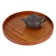 thumbnail image 5 of Bandeja redonda para servir de madera bandeja para servir de madera Natural plato de madera platos para servidor de comida y té plato para bebidas y agua ANGGREK Otros, 5 of 8