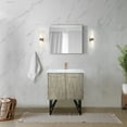 thumbnail image 6 of Lancy 30 in W Rustic Acacia Bath Vanity, Cultured Marble Top and Rose Gold Faucet Set, 6 of 6