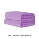 thumbnail image 3 of Manta de franela de color liso | Manta polar de poliéster en color café, gris oscuro y blanco | Funda de terciopelo suave, cálida y acogedora | Ideal para la siesta en el sofá cama | Fácil de, 3 of 7