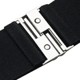 thumbnail image 4 of 2 Pack Wide Elastic Belts Stretch Black Waist Belts for Women Dress Belt, 4 of 7