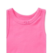 Wonder Nation Toddler Girls Ribbed Tank Top, 2-Pack, Sizes 18M-5T