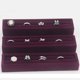 thumbnail image 5 of Soporte de joyería para de de almacenamiento de bandeja redonda 3 piezas - Púrpura, tal se describe Sunnimix vitrina de anillo, 5 of 8