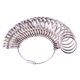 thumbnail image 2 of Kuuqa Tamaño 1-13 Medidor De Anillos De Hierro Inoxidable Herramienta De Medición De Tamaño De Anillos De Dedo Juego De Medidores De Anillos 27 Piezas Modelos Circulares Con 2 Piezas De Paño Para Puli, 2 of 5