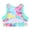 Colorful Tie Dye, variant on iiniim Kids Girls Tie Dye Cutout Back Crop Top Gymnastics Dance Workou Sports Bra Cami Shirts A Colorful 12