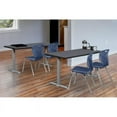 thumbnail image 2 of Regency Via 66" x 24" Training Table- Grey/Grey, 2 of 3