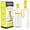 Yellow, variant on 3-in-1 Olive Oil Dispenser Bottle for Kitchen with Brush and Straw Cleaner. Pour, Drizzle or Brush Vinegar, Soy Sauce and Cooking Oil Container. 18.6oz Glass Oil Cruet/Leakproof Spout (Brown)