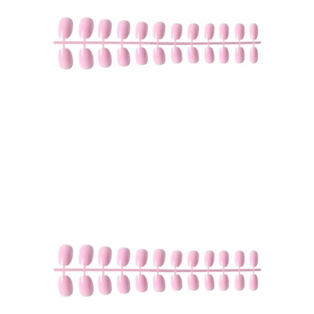 Seitruly Paquete de 24 uñas de prensa de ballet para uñas acrílicas DIY 7taro en polvo morado Type2 NO2