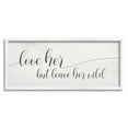 thumbnail image 5 of Stupell Industries Leave Her Wild Romantic Phrase Charming Cursive Script Inspirational Painting Black Framed Art Print Wall Art, 10 x 24, 5 of 5