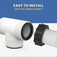 thumbnail image 5 of 2pcs 1.5Inch Pool Hose Connector Plunger Valves for Above Ground Pool Hose -T-Splitter for Pool Hose Adapter Pump Parts, 5 of 5