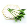 thumbnail image 4 of 12pcs Flower Napkin Holder Creative Plastic Flower Tool Roll Green Design for Table Decoration Family Party Napkin Ring, 4 of 5