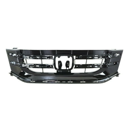 For 14-17 Odyssey Van 3.5L V6 Front Face Bar Grill Grille Assembly Black Plastic