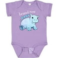 thumbnail image 3 of Inktastic Brand New Baby Cute Baby Hippo Boys or Girls Baby Bodysuit, 3 of 5