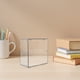 thumbnail image 3 of GOOHOCHY Vitrina acrílica de doble capa para objetos de colección, caja de almacenamiento transparente para maquetas de coches, organizador de vitrina., 3 of 8