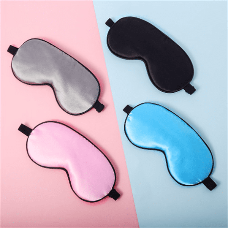 Cotton Rope & Satin Blindfold Set - Adjustable Eye Mask For Sleep & Travel