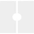 thumbnail image 4 of Embry Architectural Grade PVC Contemporary Ceiling Medallion 26"OD x 6"ID x 9"C - Two Piece, 4 of 11