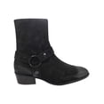 thumbnail image 2 of BOTA VESTIR LEON HOMBRE NEGRO GAMUZA 857 LEON  857p, 2 of 4