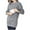 Gray, variant on Lolmot Women's Nursing Sweatshirt Cotton Long Sleeve Zipper Breastfeeding Shirts Casual Round Neck Pregnancy Tunics Tops Maternity Nursing Tops