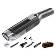 thumbnail image 2 of funtasica Handheld Vacuum Cleaner Hand Held Vacuum Cordless for Computer Keyboard Black w/ Black w/ Bag, 2 of 7