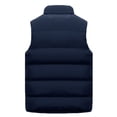 thumbnail image 3 of Niuer Puffer Vest for Men Sleeveless Jacket Solid Color Padded Gilet Outerwear, 3 of 3