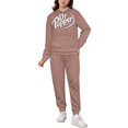 thumbnail image 2 of Dr Pepper Sweatshirt Set, 2 Piece Outfit Set for Boys Girls, Hoodie Sweatshirt And Sweatpants Clothing Set with Pockets, Soft Air Layer Kids Tracksuit, Casual Fall Winter Youth Outfit for Daily Wear, 2 of 11