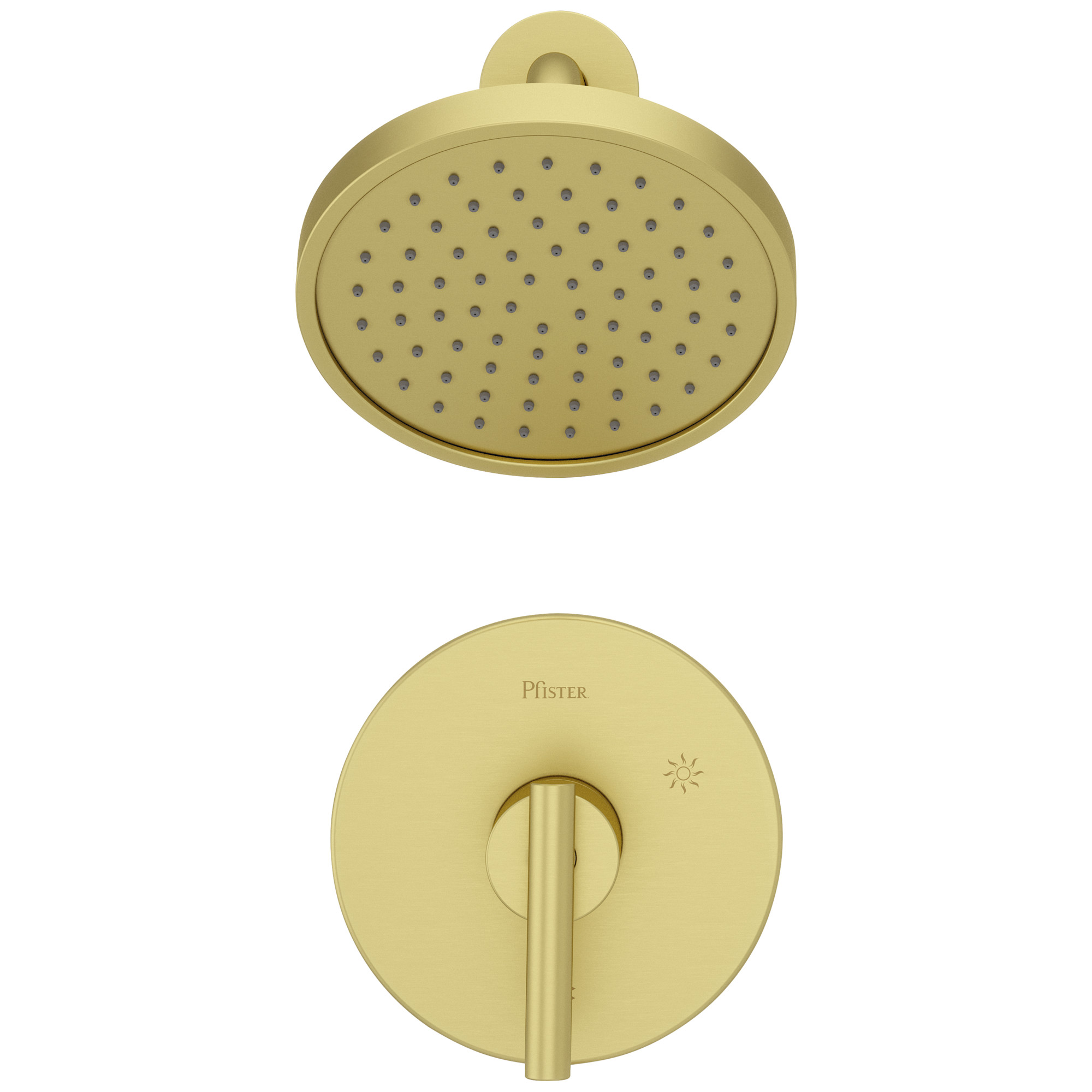 Contempra 1-Handle Shower Only Trim in Brushed Nickel