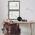 thumbnail image 4 of Stupell Industries Pencil Sketch Rabbit Jumping Animals Drawing Black Floater Framed Canvas Art Print Wall Art, 21 x 17, Set of 2, 4 of 10