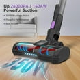 thumbnail image 4 of INSE Cordless Vacuum Cleaner, 6-in-1 Stick Vacuum with 26Kpa 350W Suction, Max 50 Min Runtime Rechargeable Vacuum Cleaners for Hard Floor Pet Hair, 4 of 11