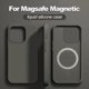 thumbnail image 2 of Luxury Liquid Silicone Magnetic Case For iPhone 15 14 13 12 11 Pro Max Plus Cases For Magsafe Shockproof Soft Cover, 2 of 5
