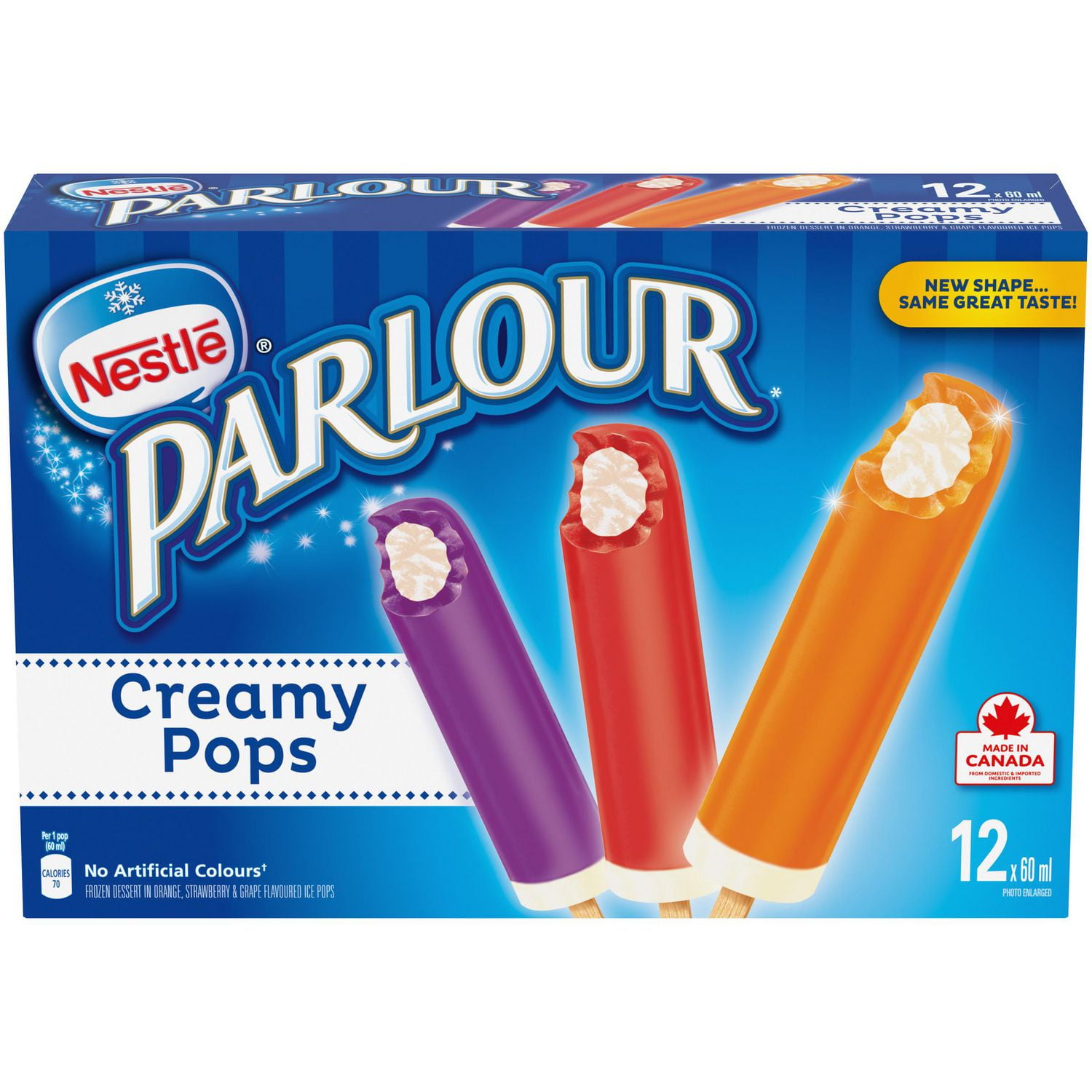 PARLOUR® Creamy Pops 12Pack (12 x 60 ml) Walmart Canada