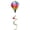 1, variant on CIYISON Hot Air Balloon Wind Spinner Colorful Sequins Striped Hanging Wind Spinners